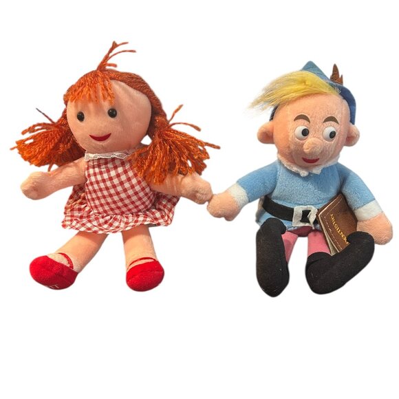 Land of Misfit Toys 8" Plush Prestige 2000 Dolly & Hermey the Elf Rudolph Santa - Picture 4 of 6